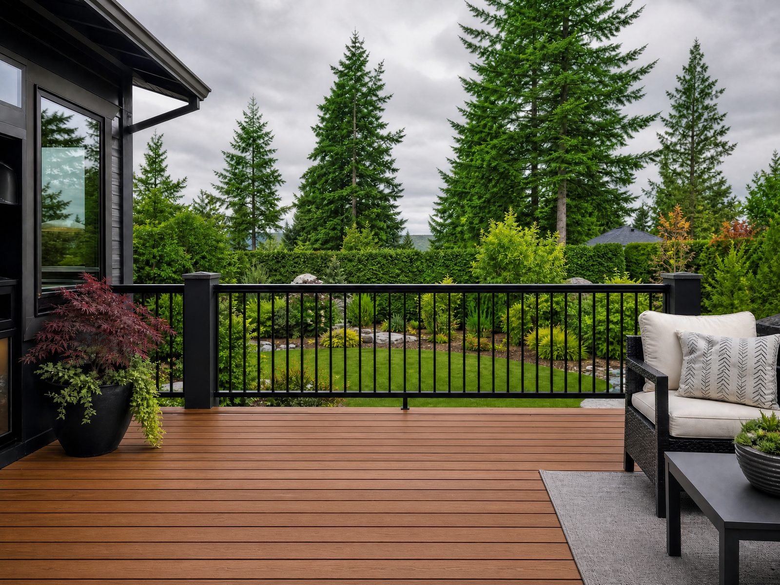 Deck refinishing result in Seattle